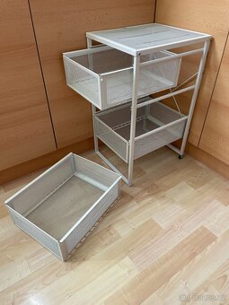Ikea "LENNART" drátěná skříňka s šuplíky - 2