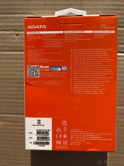 Externí Disk Adata HD330 2TB, černý, nový - 2