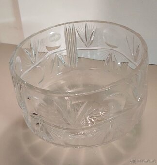 Křišťálová mísa na ovoce vyrobena ve Sklo Bohemia - 2