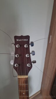 Akustická kytara MARTINEZ faw-701 + příslušenství - 2