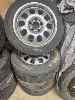Kola BMW r15 r16 r17, originál liťáky, plecháče, dojezdovka - 2