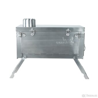 WINNERWELL®Outdoor Přenosná Kamna FASTFOLD 0.9KG TITANOVÉ - 2