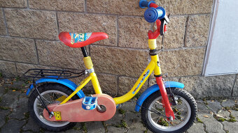 Dětské kolo 8" žluté - 2