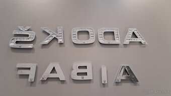 Nápis ŠKODA + FABIA - 2