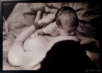 Plakát Jan Saudek “Mateřství” - 2