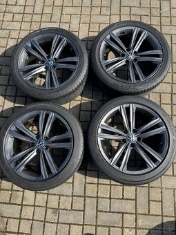 ORIGINÁL Alu Volkswagen Sebring R18, 5x112 - TOP STAV, LETNÍ - 2