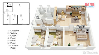 Prodej bytu 4+kk, 82 m², Kolín, ul. Kpt. Jaroše - 2