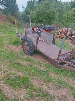 Dvoukolka za traktor. - 2