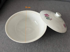porcelánová servírovací mísa s poklicí - 2