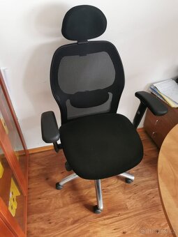 Kancelářské židle na kolečkách 4ks - 2