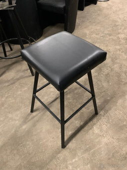 Barová židle NERO bez opěradla - použitá - 2