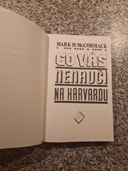 Co vás nenaučí na Harvardu - Mark H. McCormack - 2