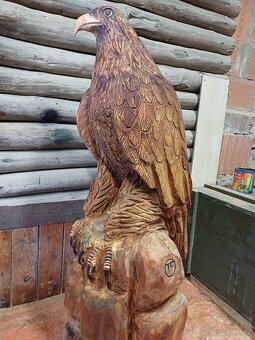 Dřevěná socha Orel - 2