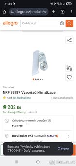 Kondenzátor, klimatizace Toyota. - 2