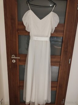 Bílé šaty na věneček vel.36 - 2