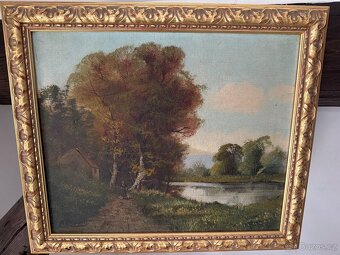 Obrazy Cesta a dívka - 2