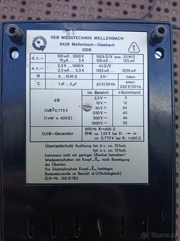 Starý multimetr bez bateriový - 2