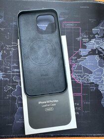 Apple Leather Case/Kožený kryt iPhone 14 Pro Max-krásný stav - 2