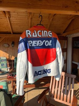 Prodám koženou bundu Repsol - 2