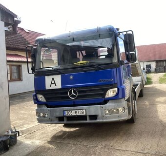 Mercedes Atego 1223, hákový nosič kontejnerů Palfinger , r.v - 2