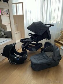 Kočárek 3v1 Brotax Römer 4 Plus Blue denim s výbavou - 2