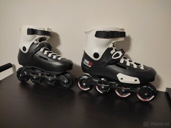 Kolečkové brusle Powerslide Zoom Pro Black 80 Trinity - 2