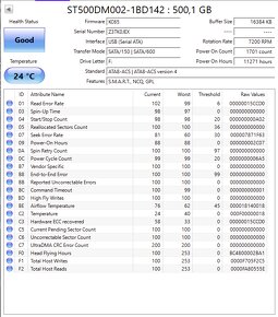 SEAGATE HDD 500GB ST500DM002-1BD142 - 2
