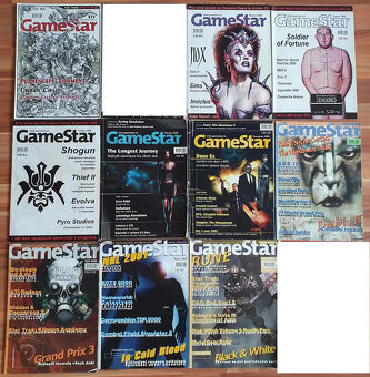 Časopisy Score / Level / Gamestar 1998 - 2005 - 2
