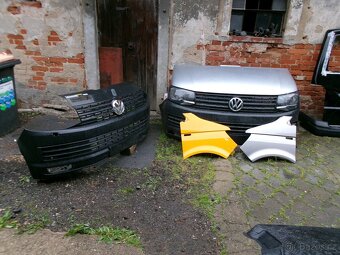 VW T6 - předek- kapota , světla, nárazník, blatníky, mlhovky - 2