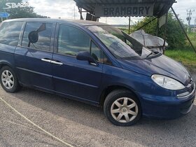 PEUGEOT 807 kombi 6 kvalt RHR 100kw.r.v.2007 - 2