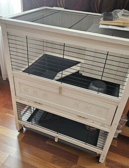 Prodám dřevěnou klec pro hlodavce - Ferplast Cottage Mini - 2