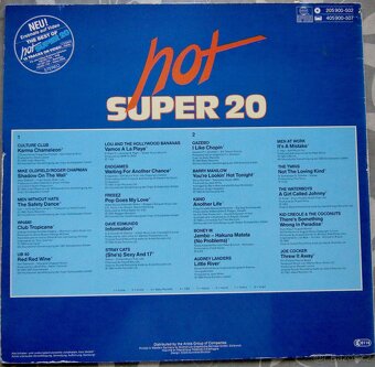 LP deska - disco výběr - Hot Super 20 - 2