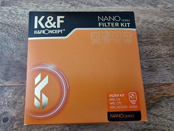 Sada magnetických filtrů K&F Concept 62mm - 2