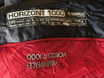 zimni spacak Warmpeace Horizont 1000 195cm -17 - 2
