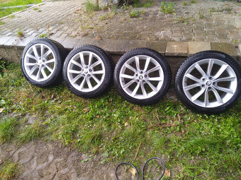 Škoda sada ALU  kol MODUS R18 5x112 + zimní pneu - 2