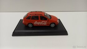 Škoda Fabia I, Coca Cola limitka, 1/43 Abrex - 2