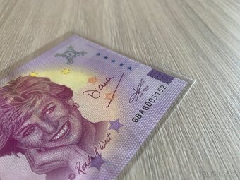 0 Euro Souvenir bankovka LADY DI / princezna Diana - 2