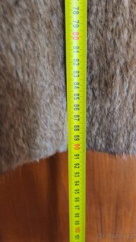 dámský krátký kožich rezavé barvy - 2