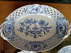 Starozitna miska a 6 dezertnich talirku - 2