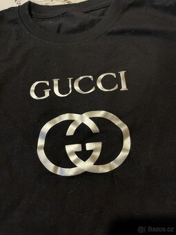 Dětské tričko stříbrný nápis - 2