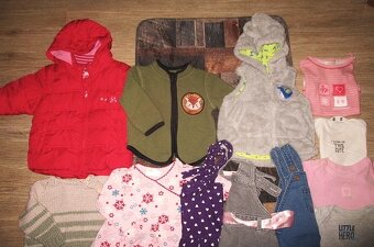 Dívčí balík oblečení, vel. od 62/86 - 2