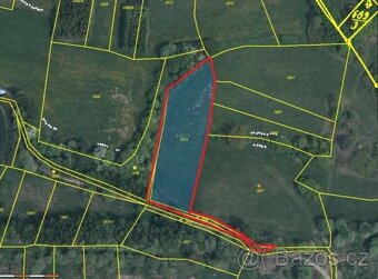 Kousek přírody na prodej – 2 967 m² u lesa, Strážovice - 2