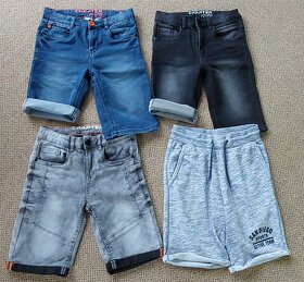 Riflové pružné chlapecké kraťasy, bavlněné 152/158/164 - 2