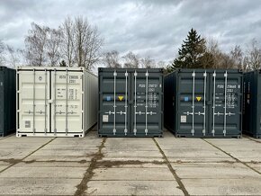 Novy lodní kontejner 20’ (6m) - šedá barva - 2