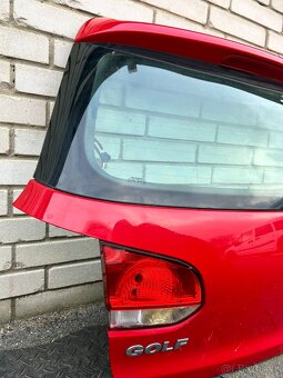 Páté dveře červené Golf VI krátký - 2