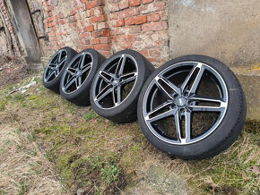 Alu kola CMS 5X112 8.5JX19H2 ET45+ letní dvourozměr pneu - 2