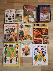 Mix knih o vaření, rostlinách, psech... - 2