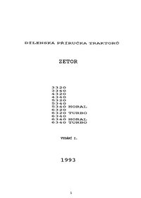 Zetor 3320-6340 díl. příručka, návod, kat. dílů 3340-7340 - 2