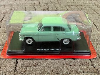 Hachette Nezapomenutelné automobily Moskvich 403 1:24 - 2