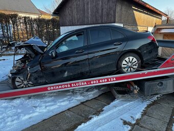 Prodám havarovaný Mercedes C220 CDi, 2016,CZ,1. MAJITEL 1947 - 2
